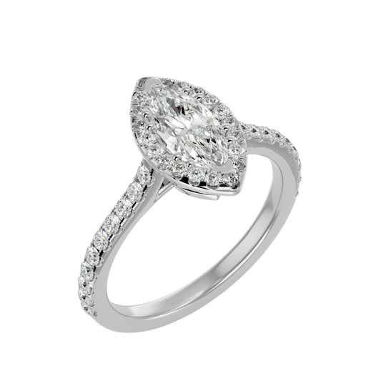 Camille French Inspired Marquise Engagement Ring - ALLMYERA