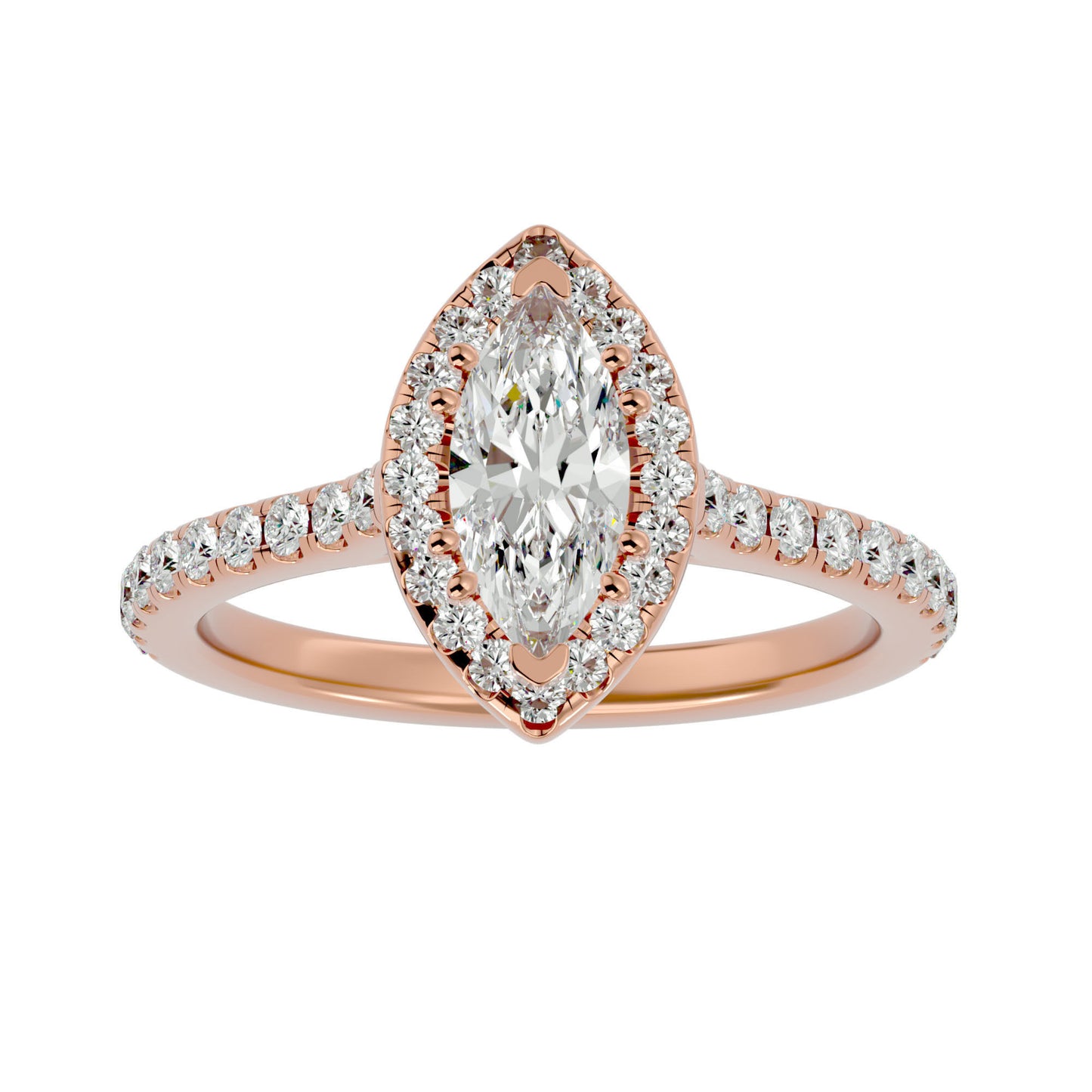Camille French Inspired Marquise Engagement Ring - ALLMYERA